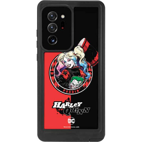 DC Comics Harley Quinn Puddin Galaxy Note20 Ultra 5G Waterproof Case